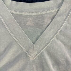 Aerie Soft Blue V-Neck T-shirt dress size XL